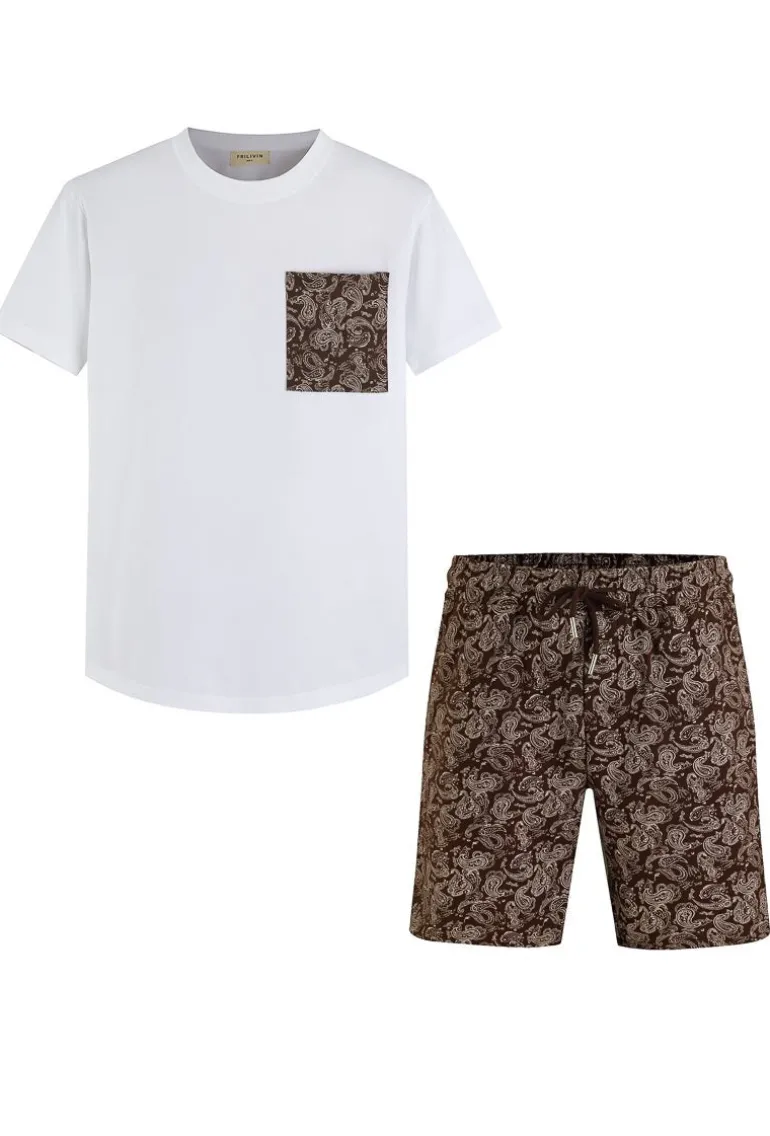 Ensemble t-shirt short bandana