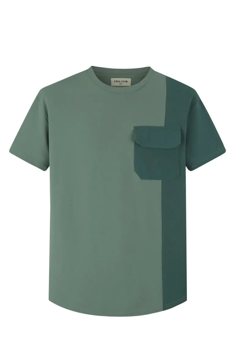 Ensemble t-shirt short bicolore