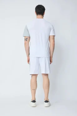 Ensemble t-shirt short bicolore