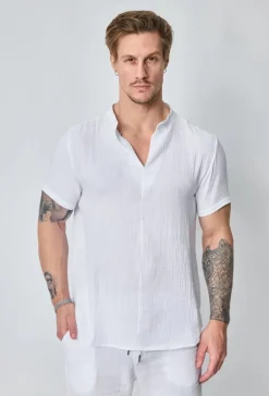 Ensemble t-shirt short uni gaz de coton