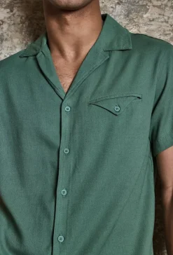 Ensemble uni chemise manches courtes short