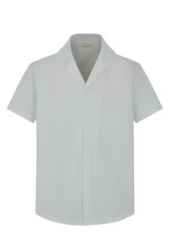 Ensemble uni chemise manches courtes short