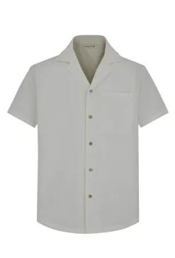 Ensemble uni chemise manches courtes short