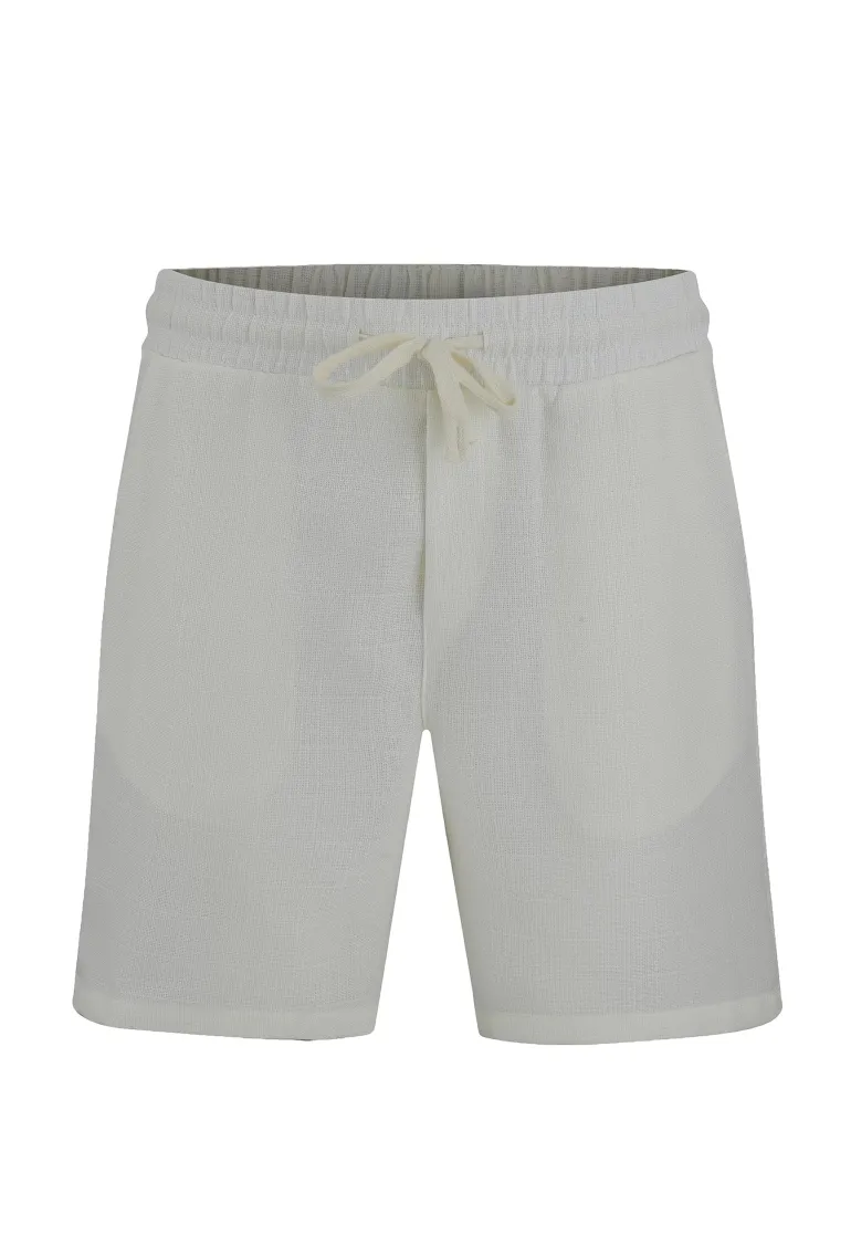 Ensemble uni chemise manches courtes short