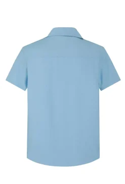 Ensemble uni chemise manches courtes short
