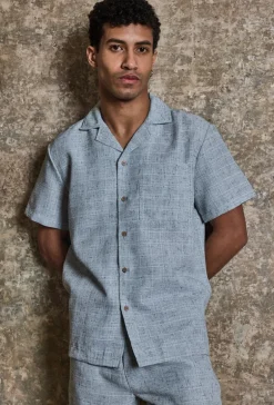 Ensemble uni chemise manches courtes short