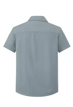 Ensemble uni chemise manches courtes short