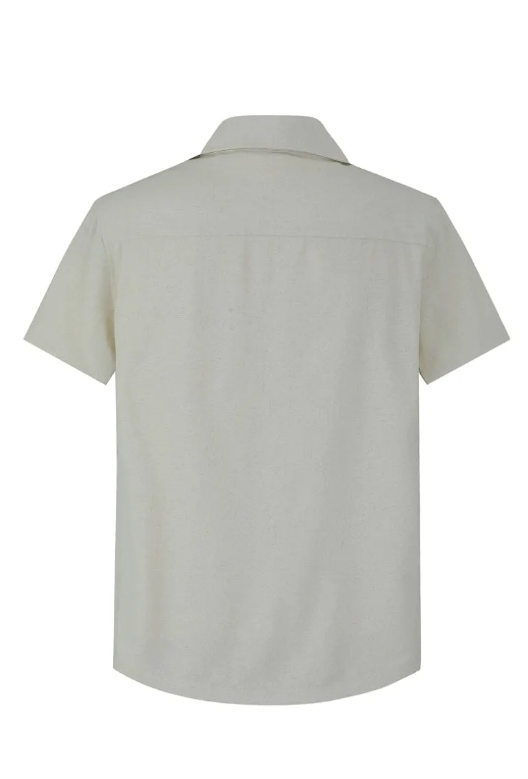 Ensemble uni chemise manches courtes short