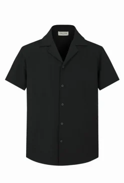 Ensemble uni chemise manches courtes short