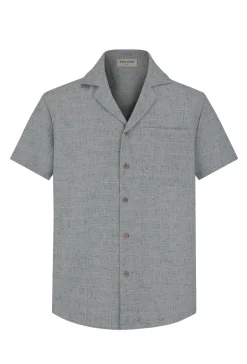 Ensemble uni chemise manches courtes short