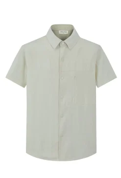 Ensemble uni chemise manches courtes short