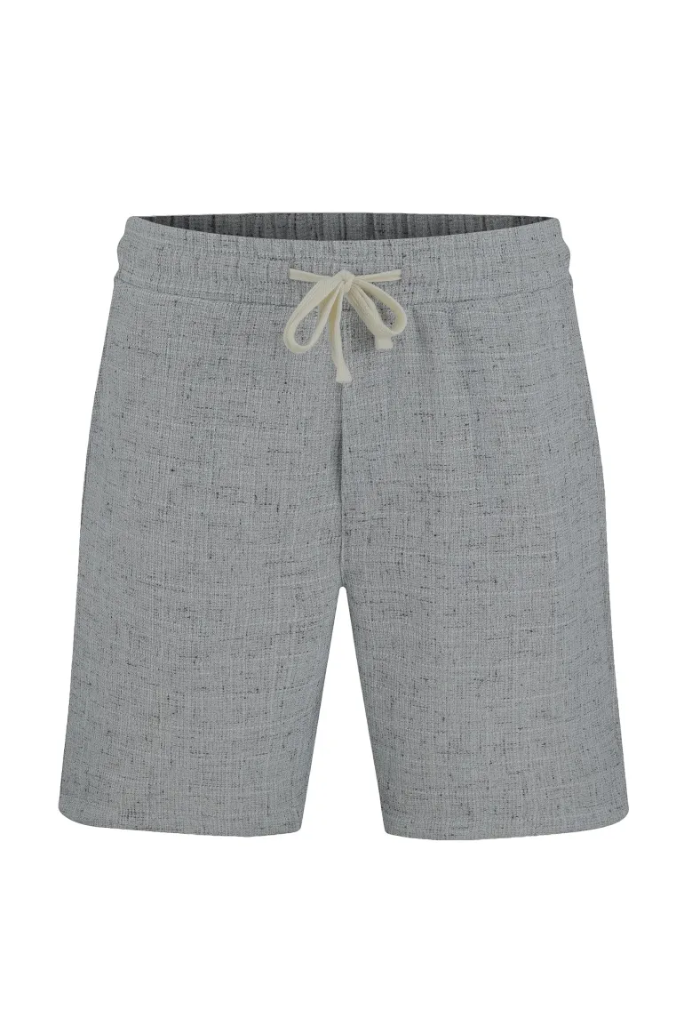 Ensemble uni chemise manches courtes short