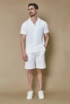 Ensemble uni chemise short