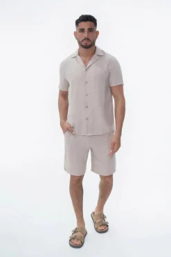 Ensemble uni chemise short