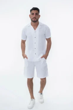 Ensemble uni chemise short