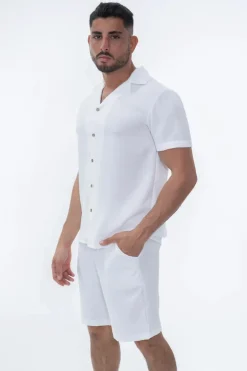Ensemble uni chemise short