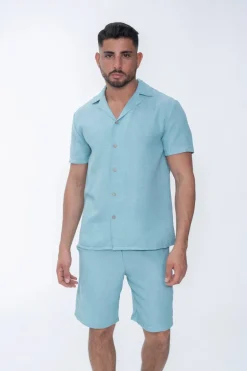Ensemble uni chemise short