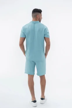 Ensemble uni chemise short
