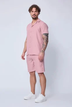 Ensemble uni chemise short