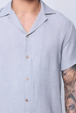 Ensemble uni chemise short