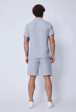 Ensemble uni chemise short