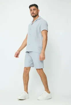 Ensemble uni chemise short