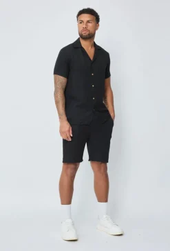 Ensemble uni chemise short