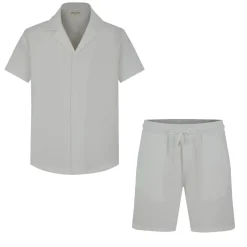Ensemble uni chemise short