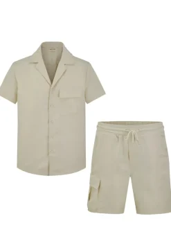 Ensemble uni détente chemise short