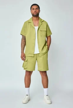 Ensemble uni détente chemise short