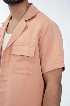 Ensemble uni détente chemise short