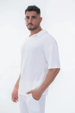Ensemble uni plissé t-shirt pantalon