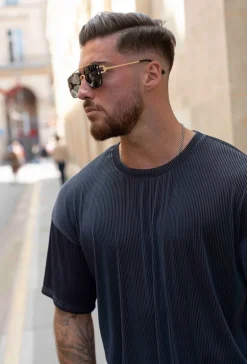 Ensemble uni plissé tshirt & short