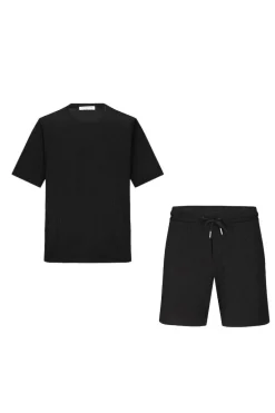 Ensemble uni plissé tshirt & short
