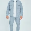 Ensemble uni veste cargo