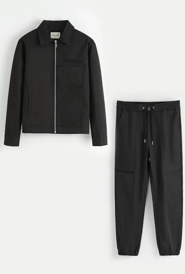 Ensemble uni veste cargo