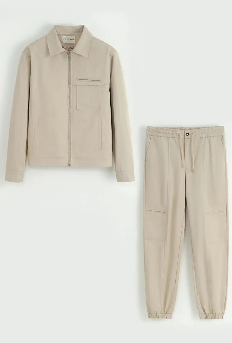 Ensemble uni veste cargo