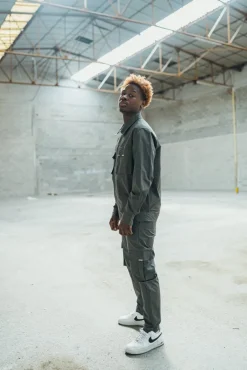 Ensemble uni veste cargo