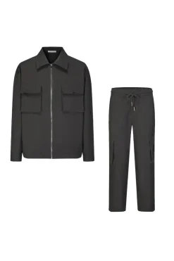Ensemble uni veste cargo