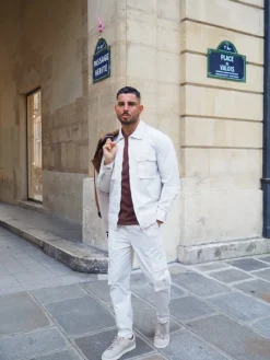 Ensemble uni veste cargo