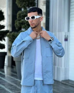 Ensemble uni veste cargo