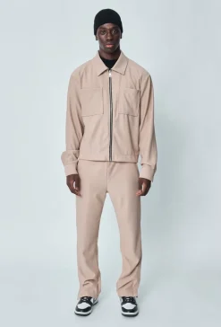 Ensemble uni veste pantalon droit