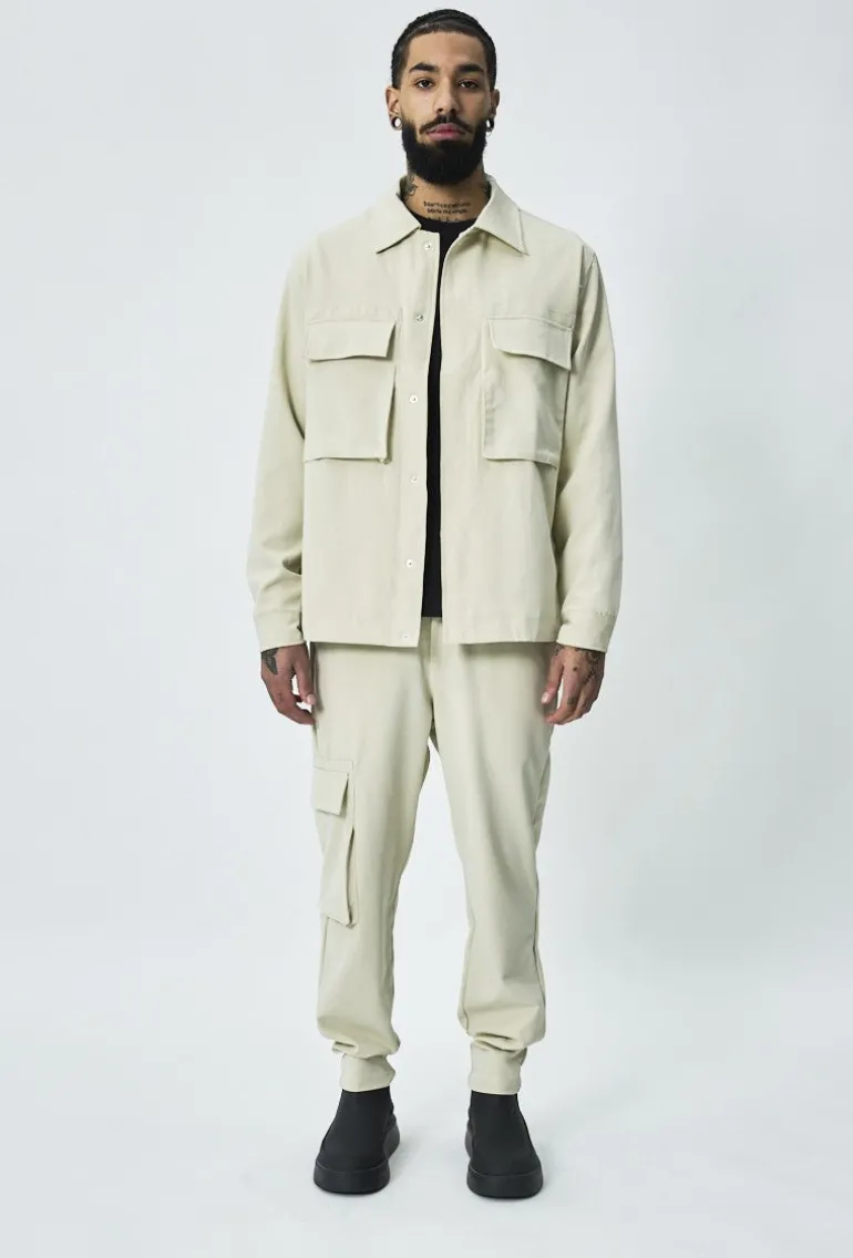 Ensemble uni veste pantalon cargo