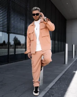 Ensemble uni veste pantalon cargo