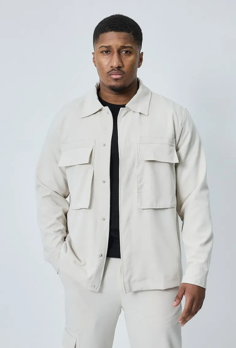Ensemble uni veste pantalon cargo