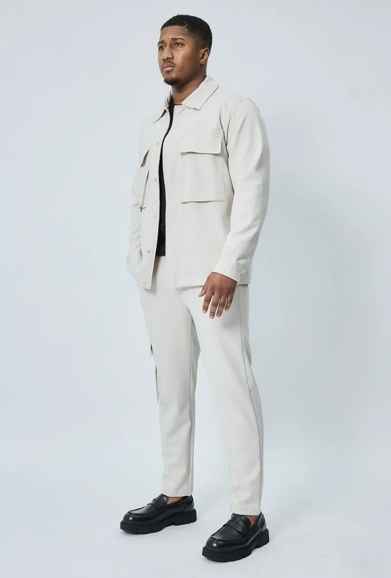 Ensemble uni veste pantalon cargo