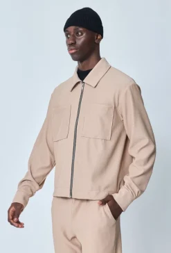 Ensemble uni veste pantalon droit