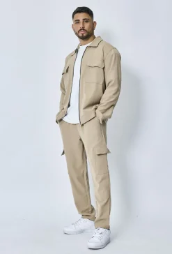 Ensemble uni veste pantalon cargo