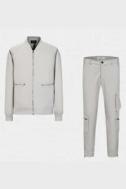 Ensemble utility bombers et cargo zippé