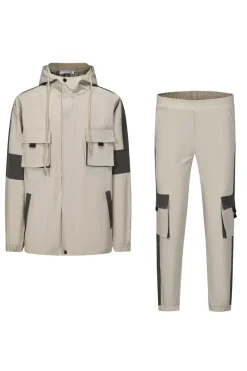 Ensemble utillity veste pantalon cargo